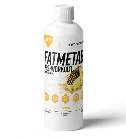 FAT METAB PRE WORKOUT PINEAPPLE 500ML - Schinoussa Superfoods
