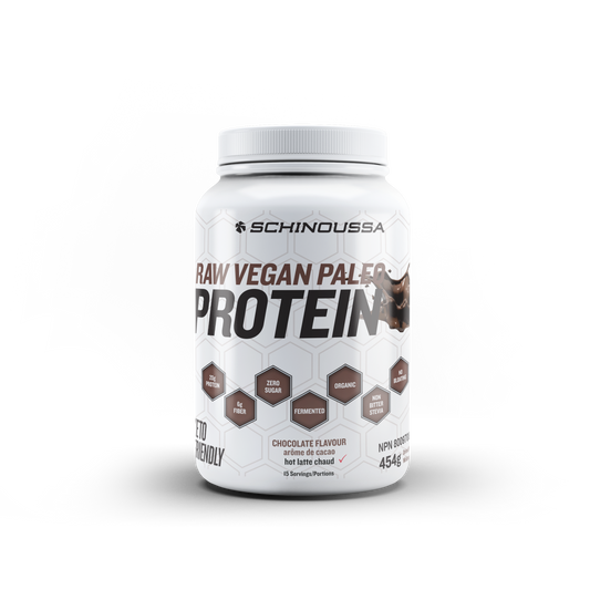 PLANT BASED RAW VEGAN PALEO PROTEIN CHOCOLATE - Schinoussa Superfoods