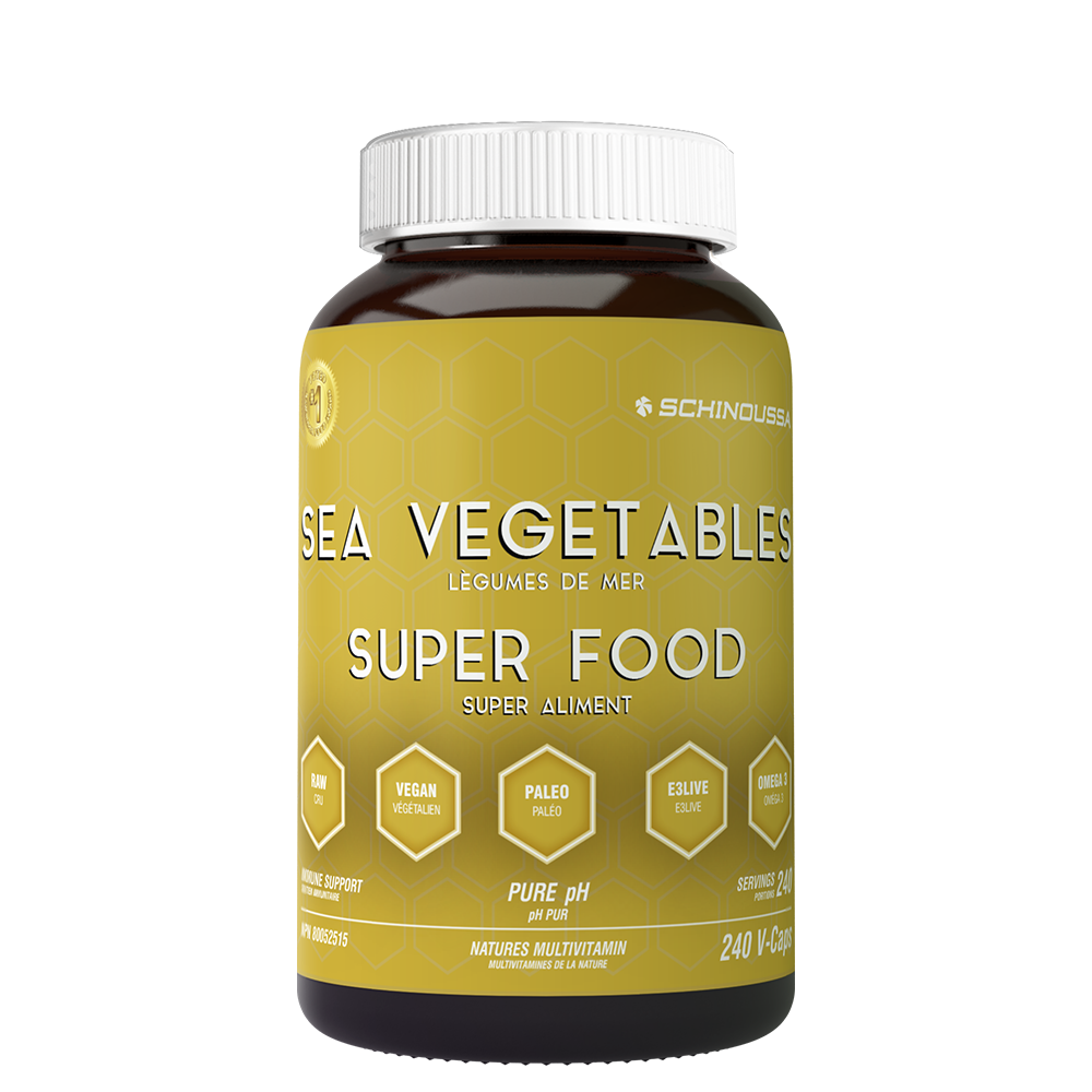 SEA VEGETABLES PURE 240 CAPS - Schinoussa Superfoods