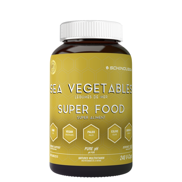 SEA VEGETABLES PURE 240 CAPS Schinoussa Superfoods